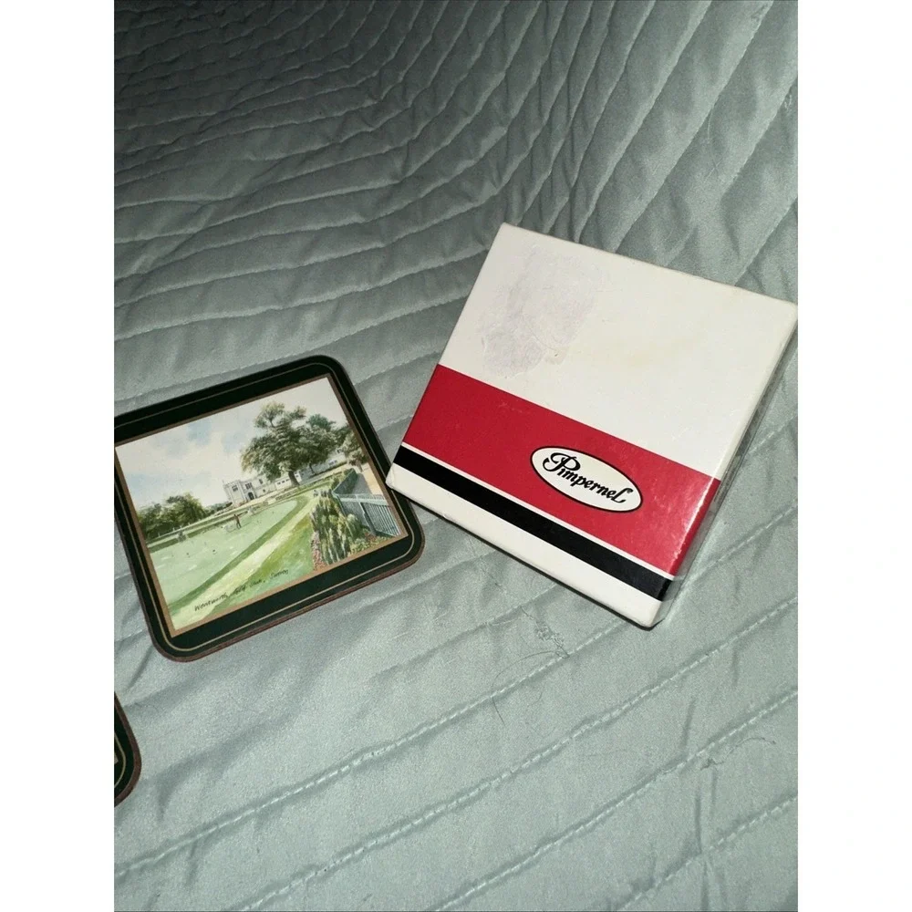 Pimpernel 5 Pc Square Coasters 